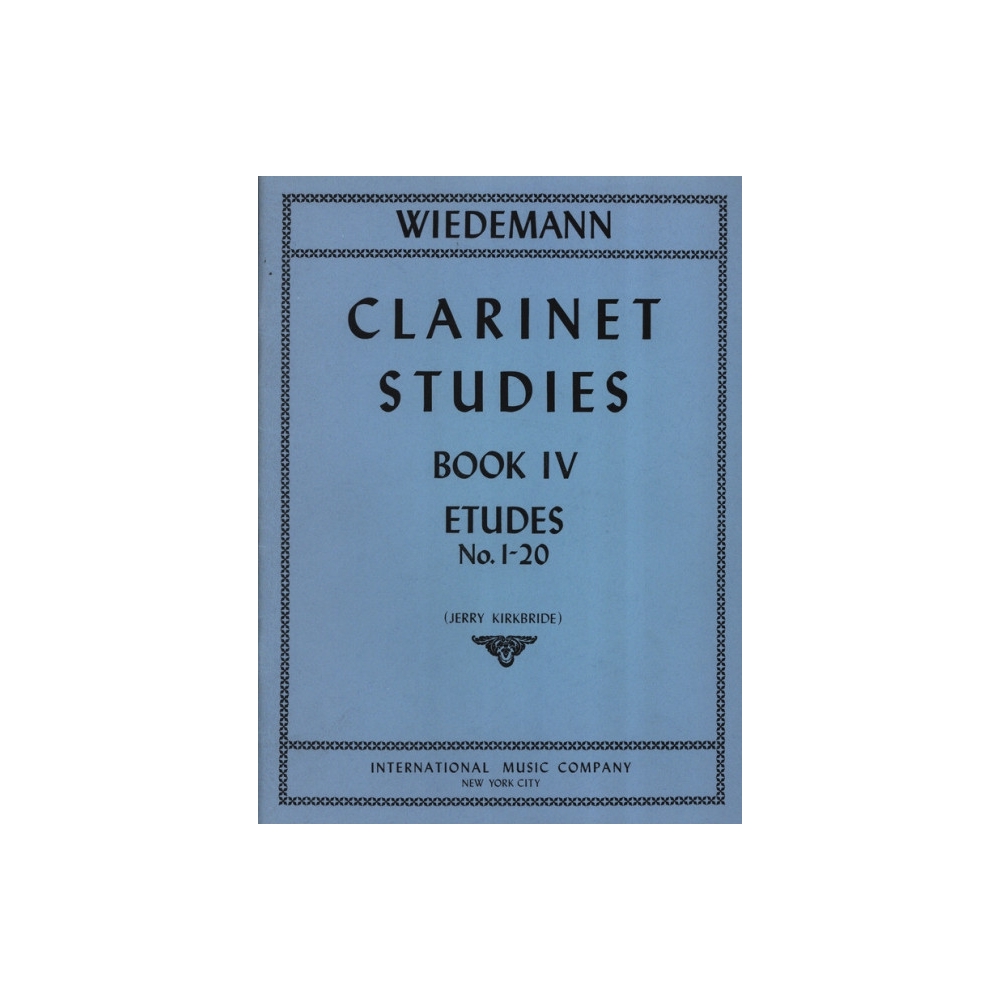 Wiedemann, Ludwig - Clarinet Studies Book 4 Book 4