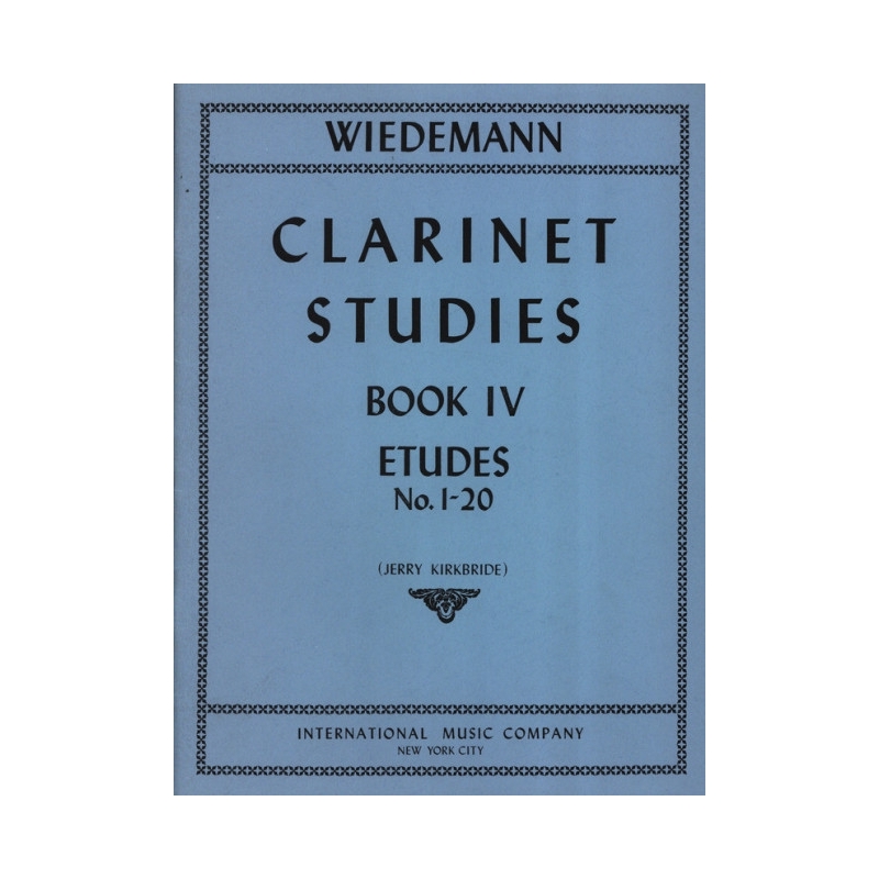 Wiedemann, Ludwig - Clarinet Studies Book 4 Book 4