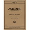 Ysaÿe, Eugène - Andante op.posth 