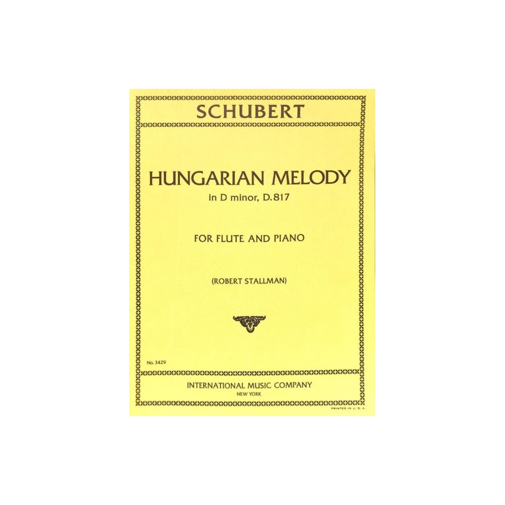 Schubert, Franz - Hungarian Melody in D minor D. 817 