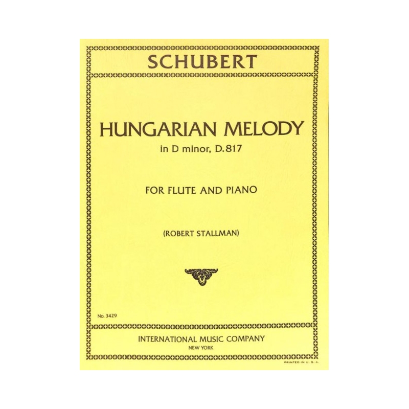 Schubert, Franz - Hungarian Melody in D minor D. 817