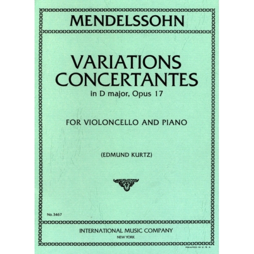 Mendelssohn Bartholdy, Felix - Variations Concertantes in D Major op. 17 