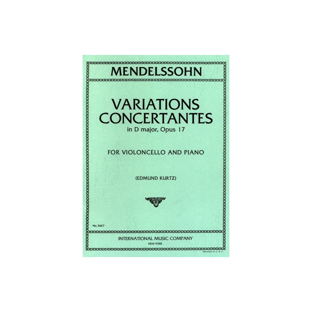 Mendelssohn Bartholdy, Felix - Variations Concertantes in D Major op. 17 
