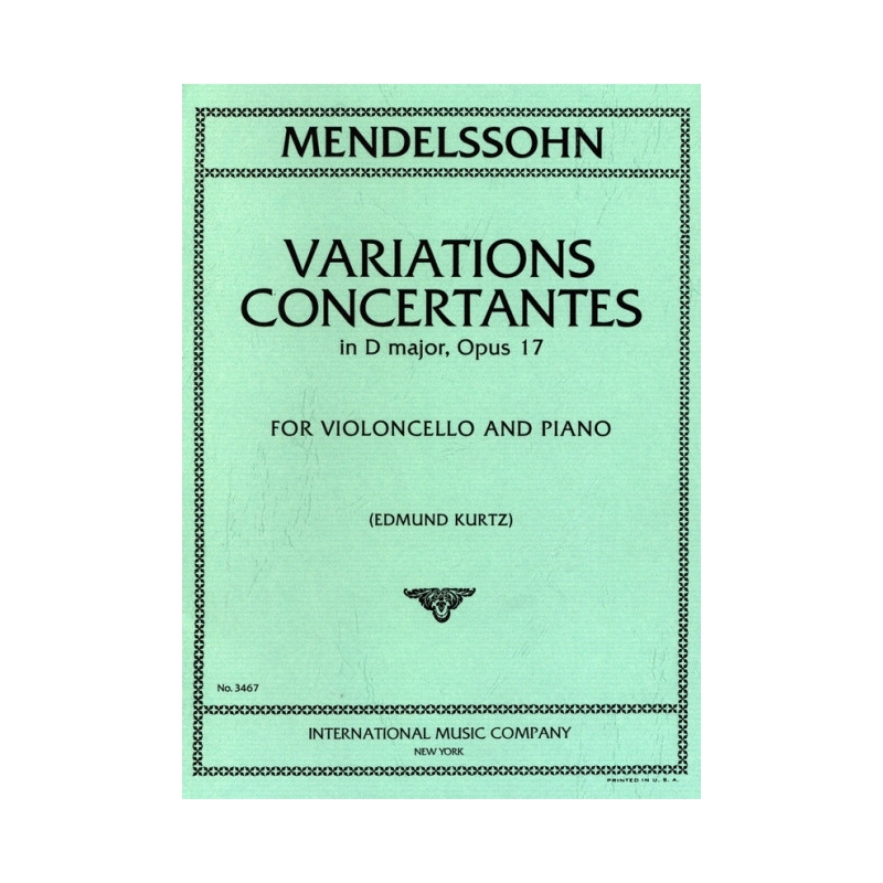 Mendelssohn Bartholdy, Felix - Variations Concertantes in D Major op. 17