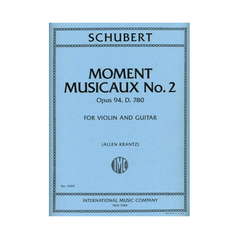 Schubert, Franz - Moment Musicaux No.2 op.94 D780 