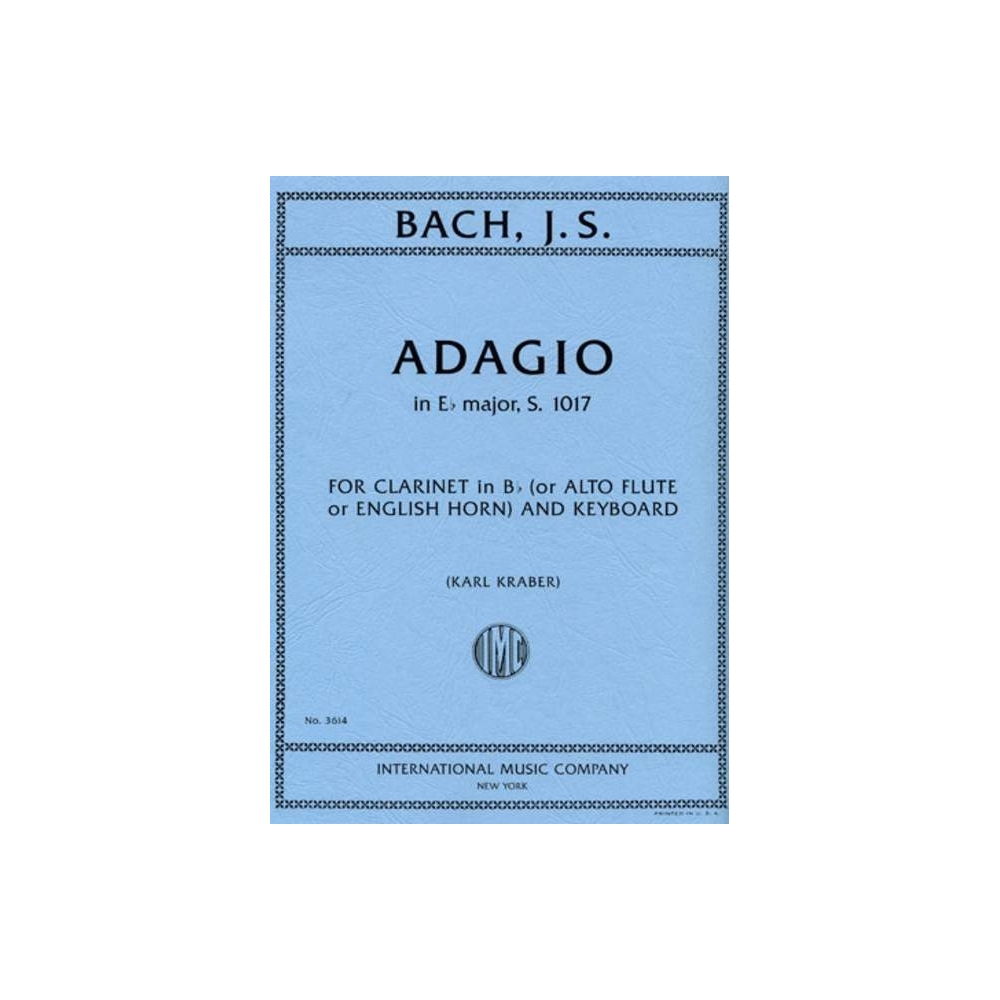 Bach, J.S - Adagio E-Flat Major BWV1017 