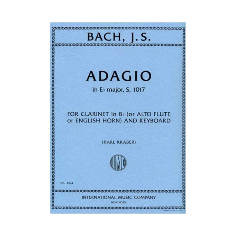 Bach, J.S - Adagio E-Flat Major BWV1017