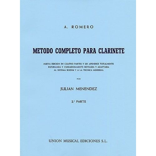 Romero Metodo Completo Para Clarinete (menendez) Part 2