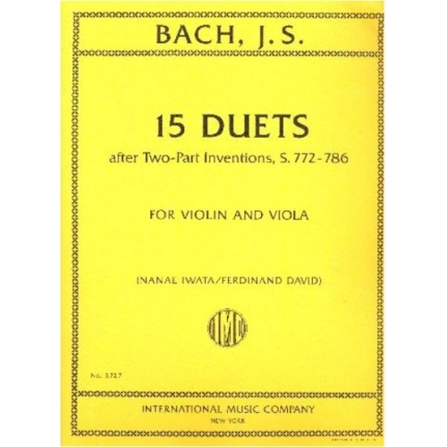 Bach, J.S - 15 Duets...