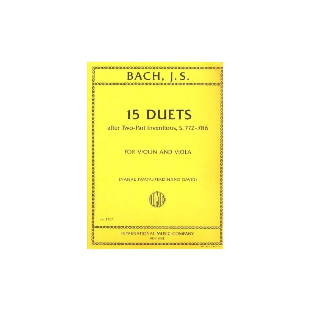 Bach, J.S - 15 Duets BWV772-786 