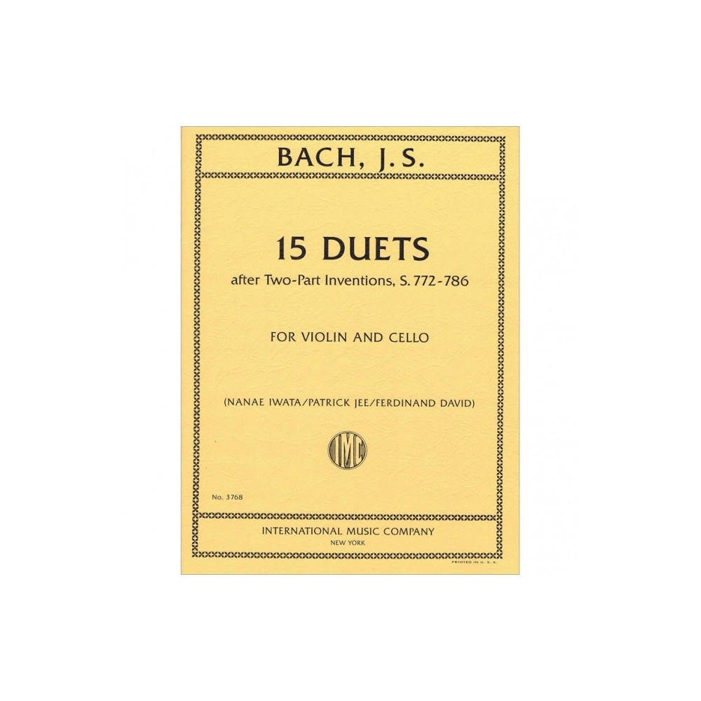 Bach, J.S - 15 Duets BWV772-786 