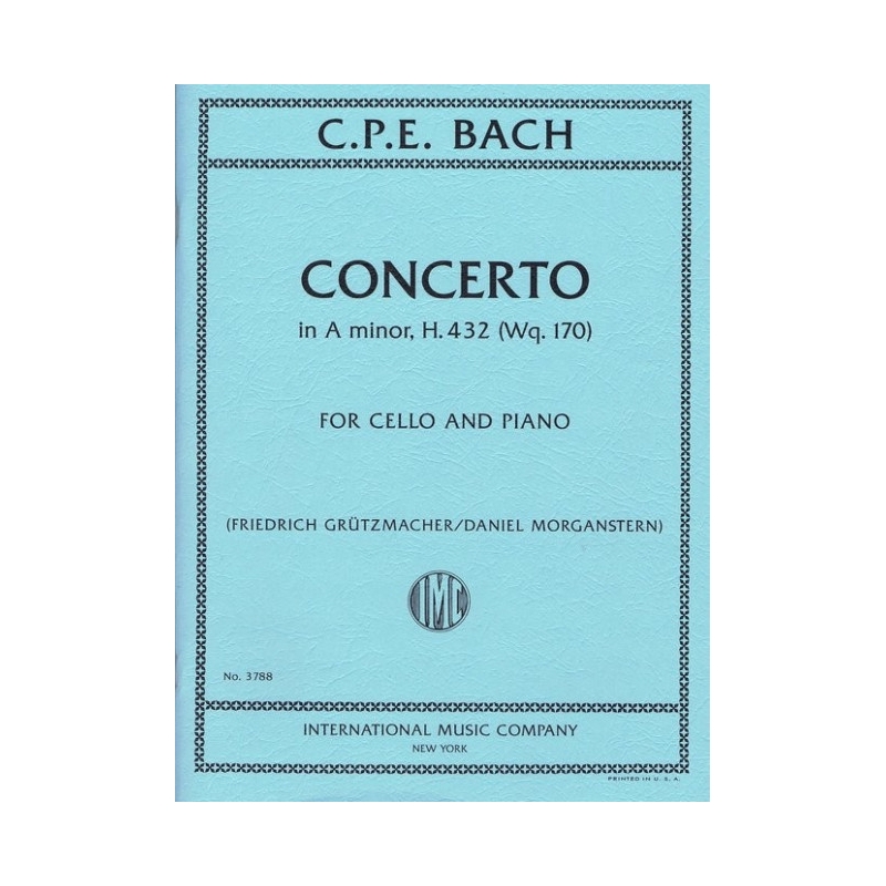 Bach, Carl Philipp Emanuel - Concerto A minor Wq.170