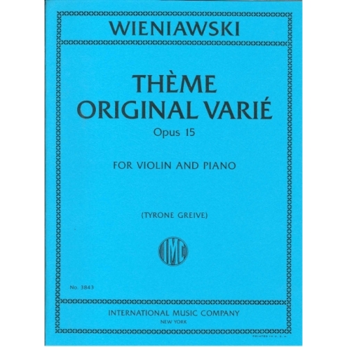 Wieniawski, Henryk - Theme...