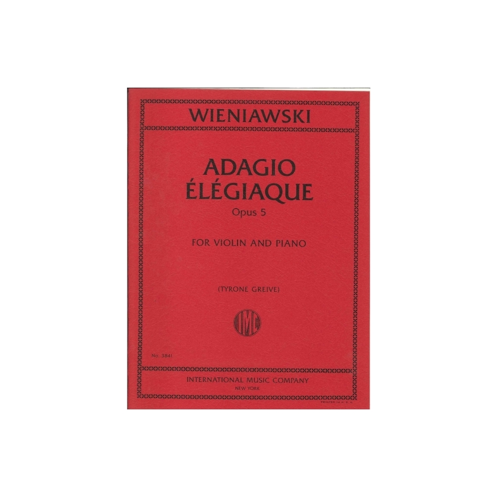 Wieniawski, Henryk - Adagio Elegiaque op. 5 