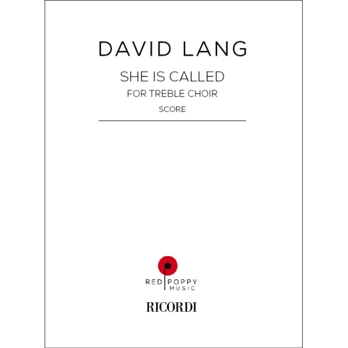Lang, David - She Is Called