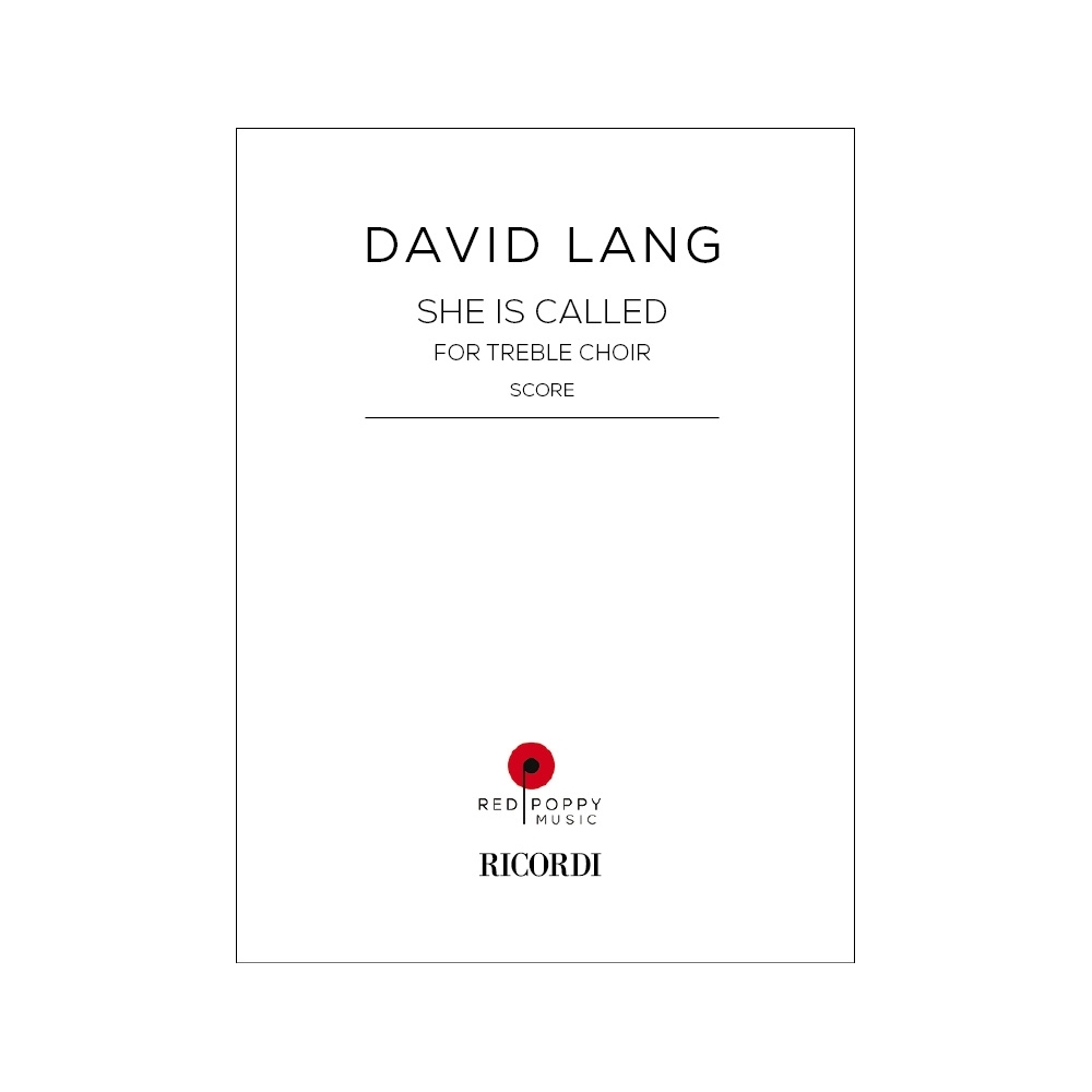 Lang, David - She Is Called