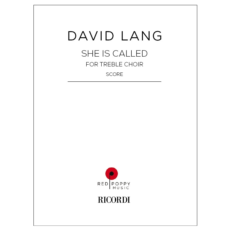 Lang, David - She Is Called