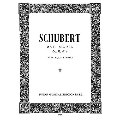 Franz Schubert: Ave Maria For Violin And Piano