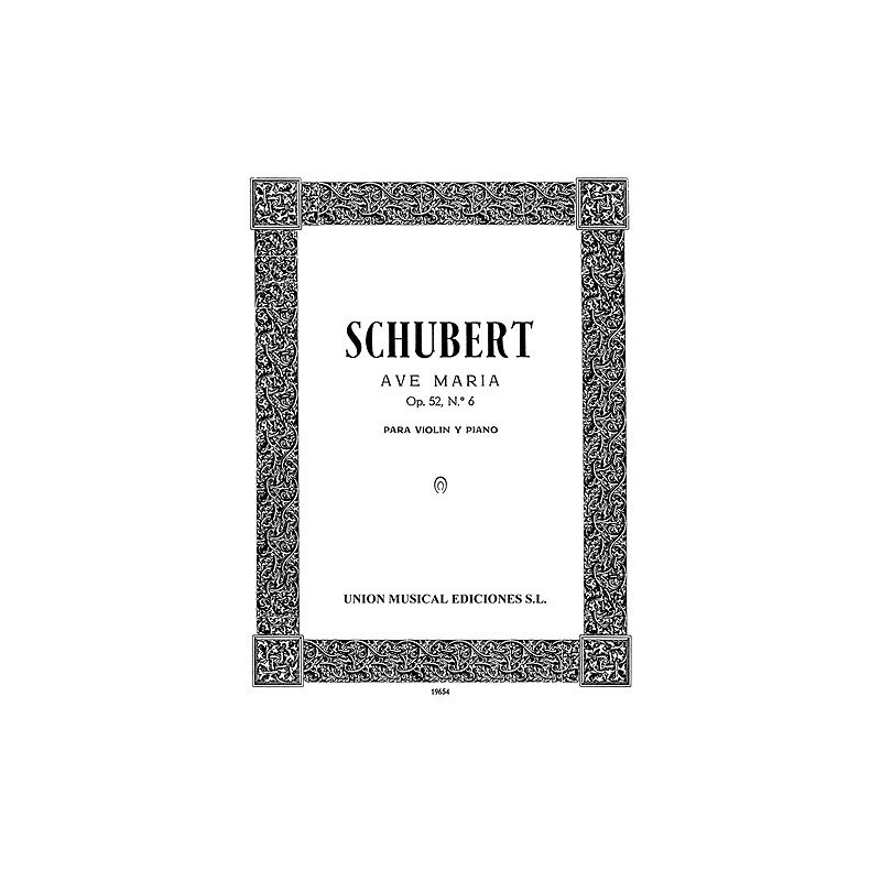 Franz Schubert: Ave Maria For Violin And Piano