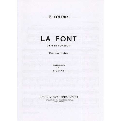 Toldra La Font Vla/pf