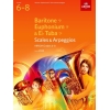 Scales and Arpeggios for Baritone (bass clef), Euphonium (bass clef), E flat Tuba (bass clef), ABRSM Grades 6-8, from 2023