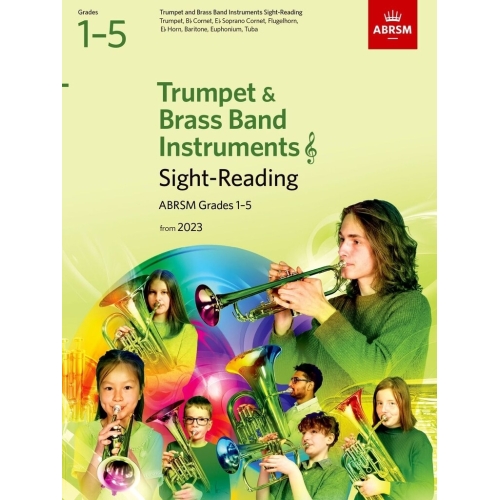 Sight-Reading for Trumpet and Brass Band Instruments (treble clef), ABRSM Grades 1-5, from 2023