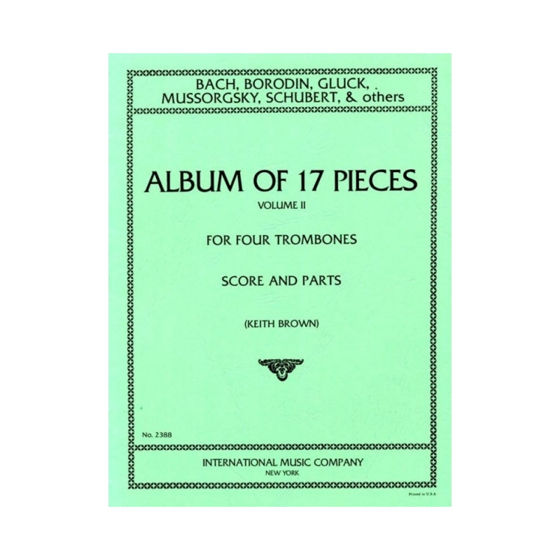 Album of 17 Classical Pieces Volume 2 Vol. 2