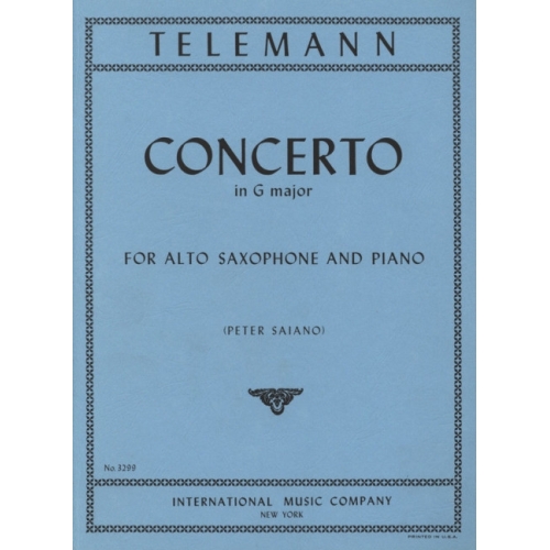 Telemann, Georg Philipp - Concerto in G minor 
