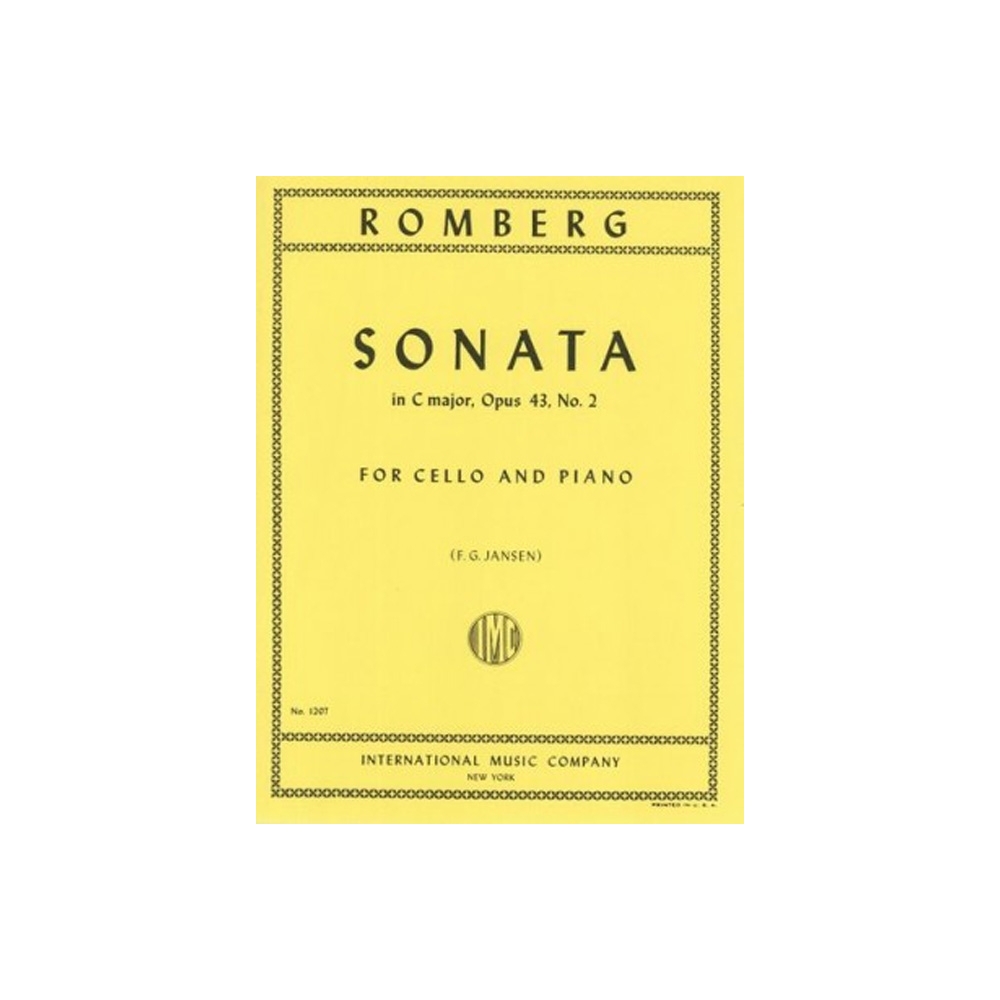 Romberg, Bernhard - CELLO SONATA C Major Op.43 No.2