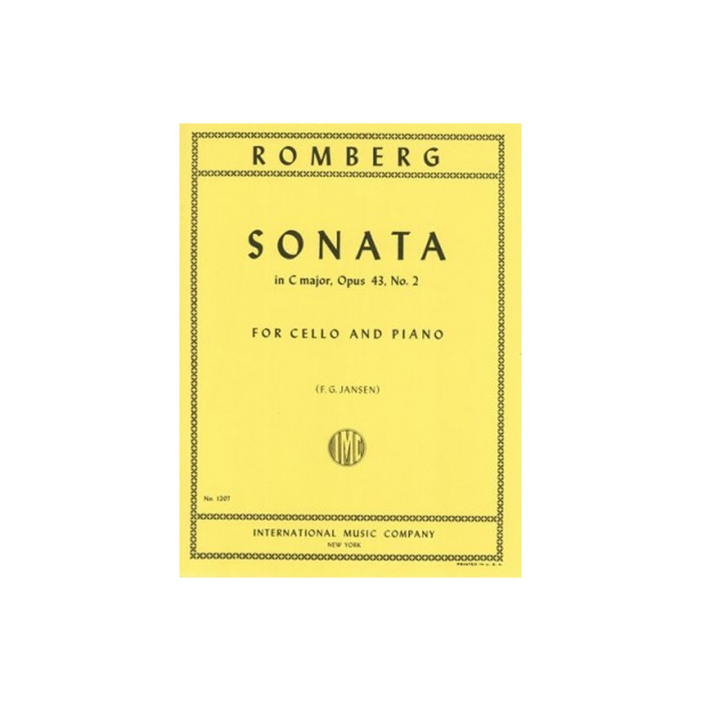 Romberg, Bernhard - CELLO SONATA C Maj Op.43 No.2 