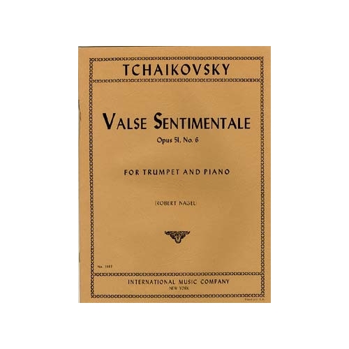 Tchaikovsky, Peter Iljitsch - Valse Sentimentale op. 51, no. 6