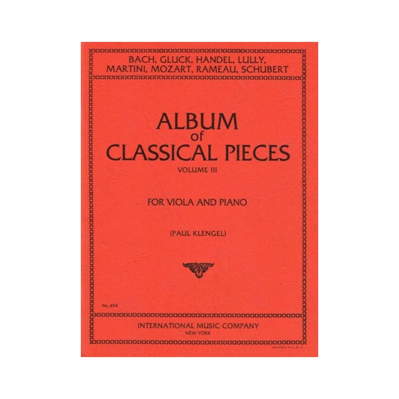 Klengel, Paul - Album of Classical Pieces Volume 3