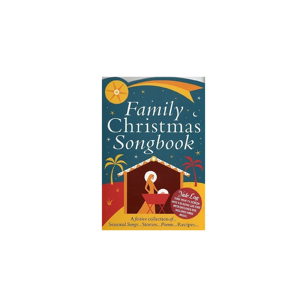 Family Christmas Colour Songbook + Yule Log DVD