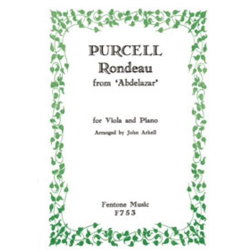 Purcell, Henry - Rondeau From Abdelazar - Viola And Piano