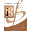 Telemann, Georg Philipp - Douze Fantaisies Twv 40 : 14 - 40 : 25