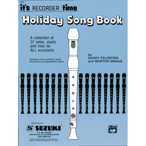 Recorder Holiday Songbook (Suzuki Corp. Edition)