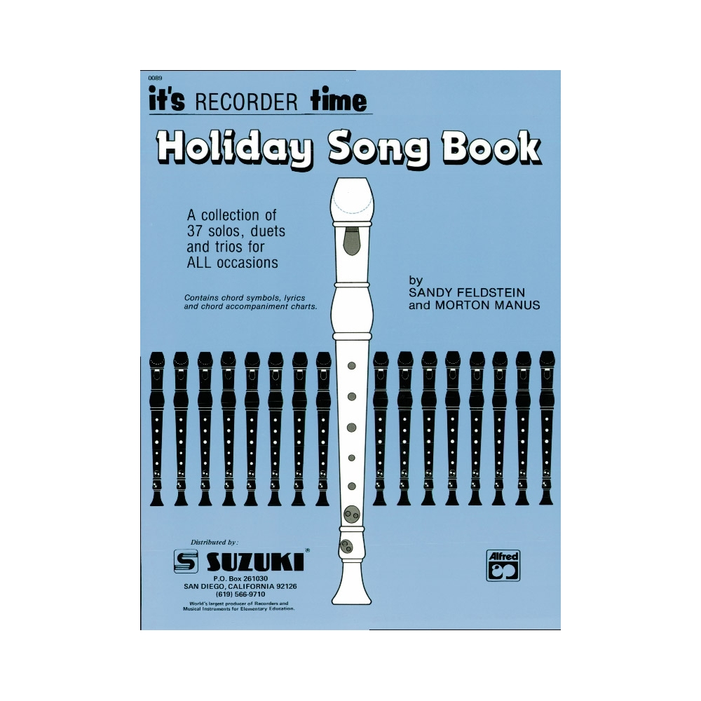 Feldstein & Manus - Recorder Holiday Songbook (Suzuki Corp. Edition)