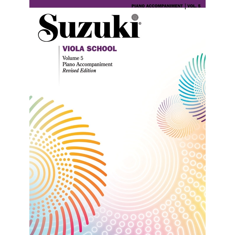 Suzuki Viola School 5 (Piano Accomp.)(Revised)