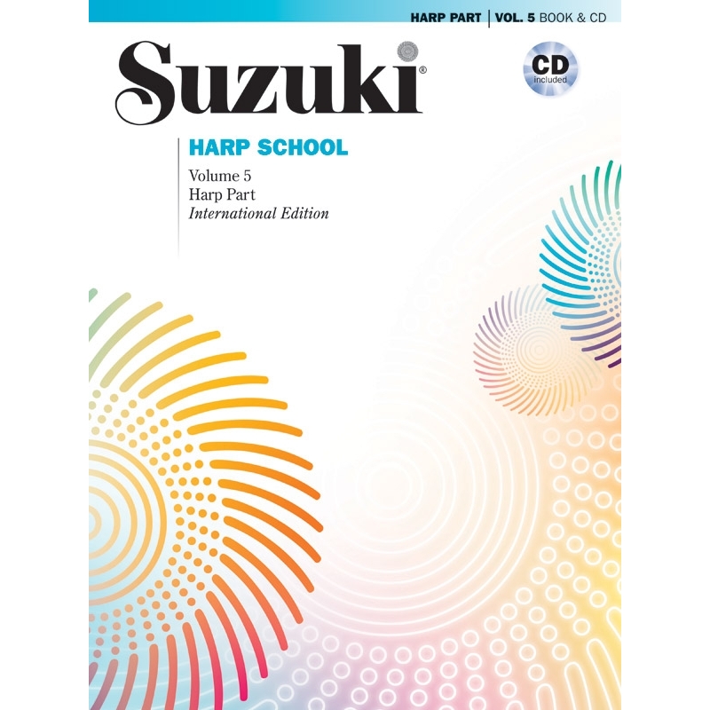 Suzuki Harp School Book & CD Volume 5