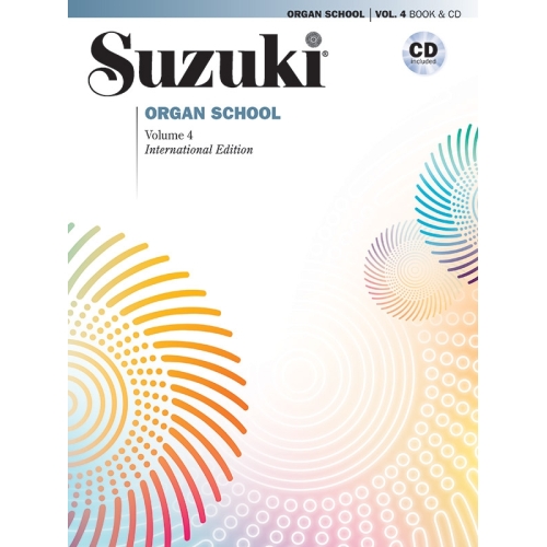 Suzuki Organ School, Volume 4 – Organ Book & CD