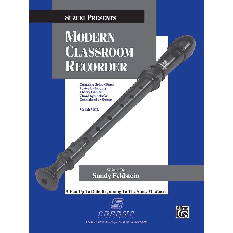 Suzuki Modern Classroom Recorder