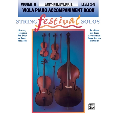 String Festival Solos for Viola, Volume 2 - Piano accompaniment