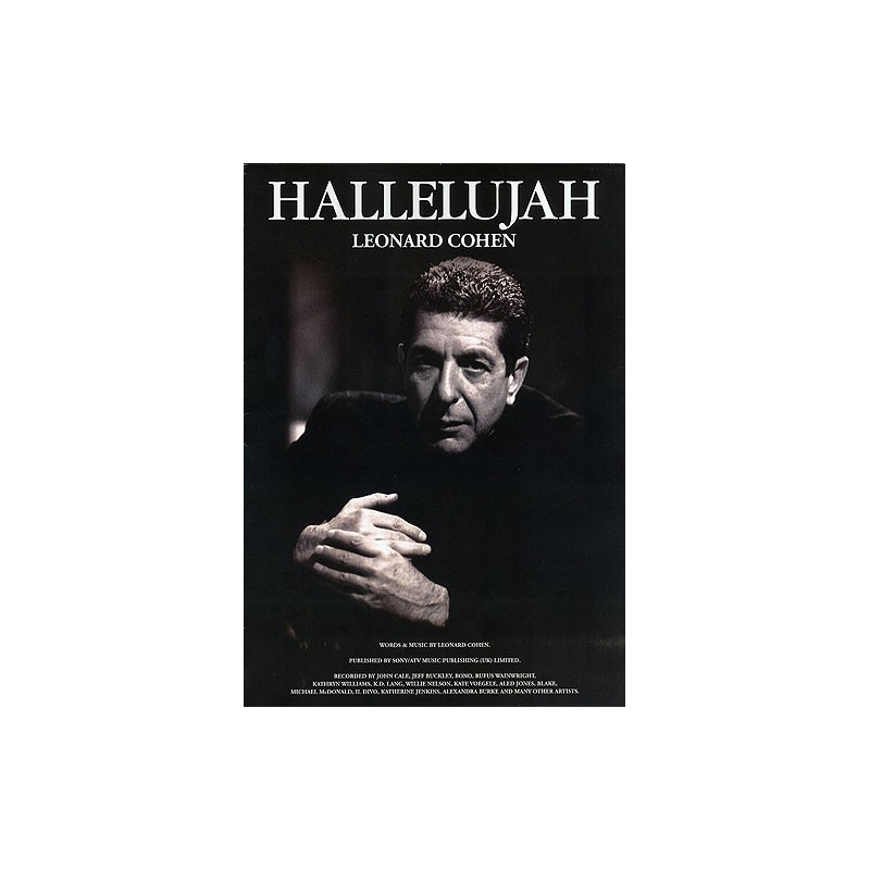 Leonard Cohen: Hallelujah (Single Sheet)