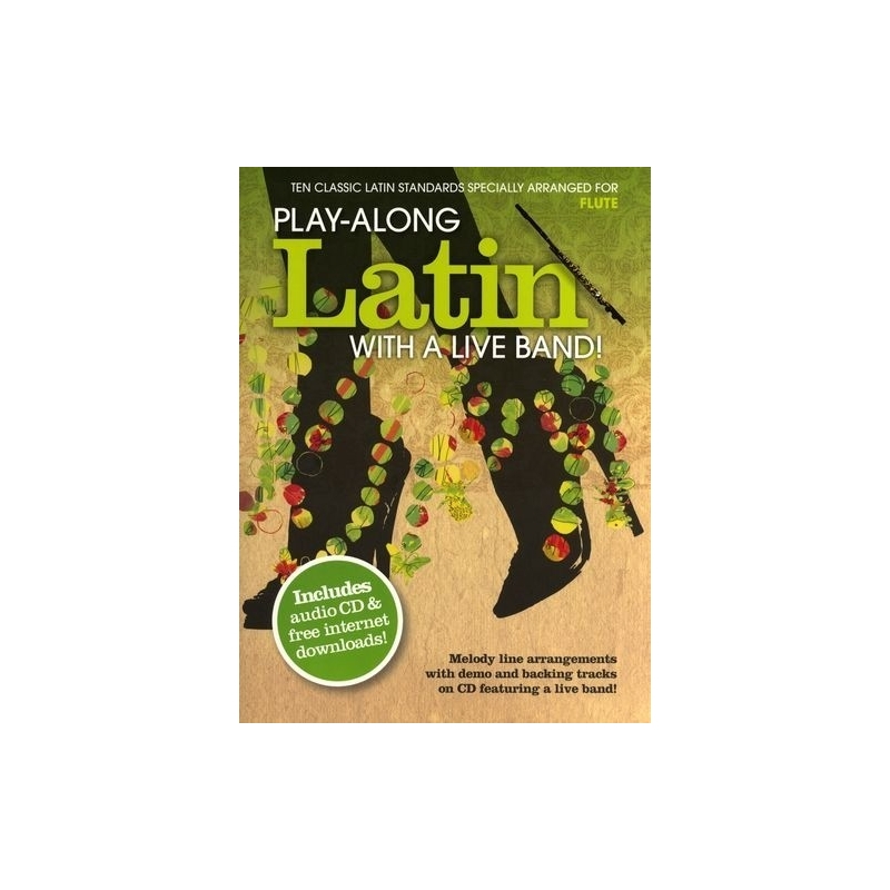 Play-Along Latin With A Live Band! - Flute