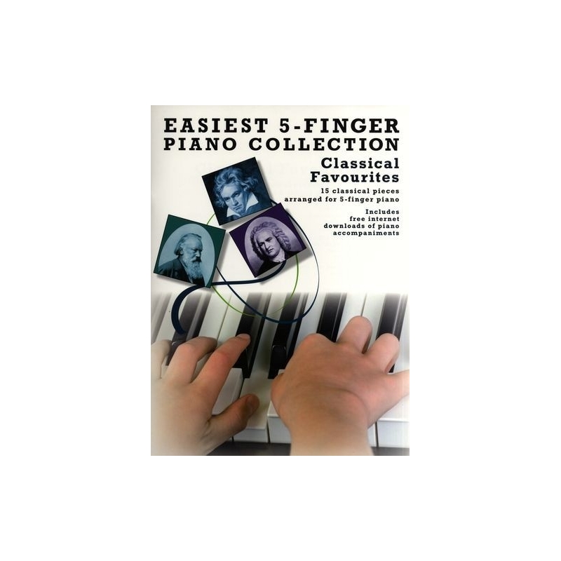 Easiest 5-Finger Piano Collection: Classical Favourites