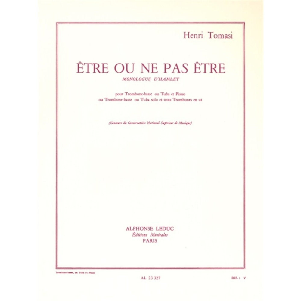 Tomasi - Etre Ou Ne Pas Être