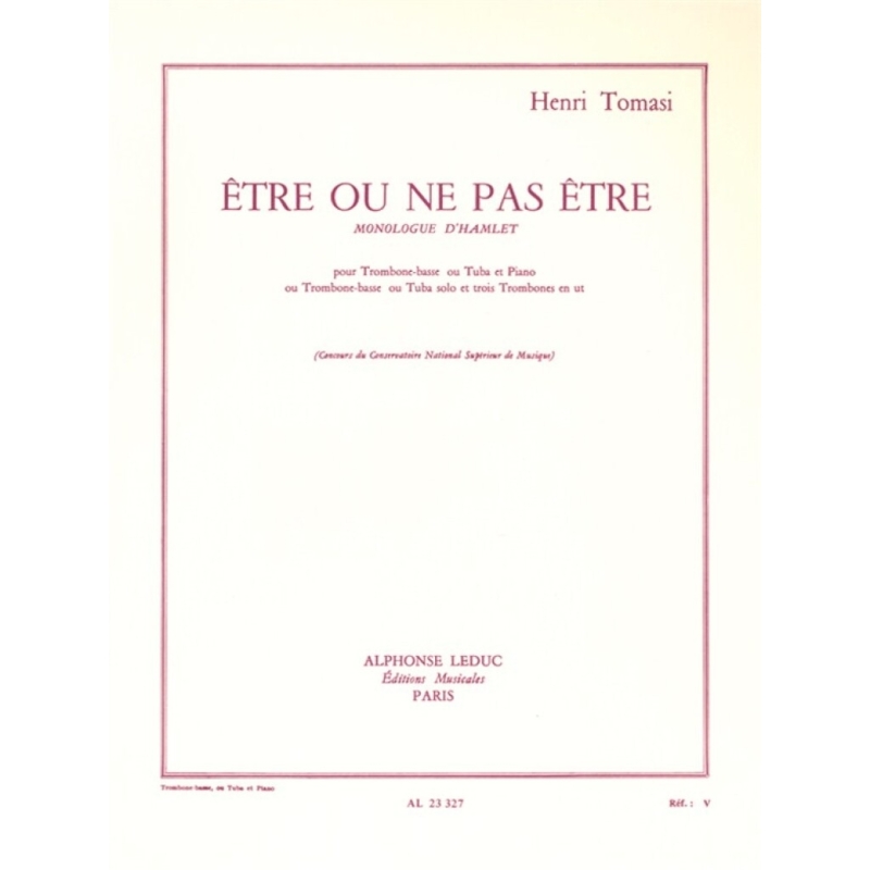 Tomasi - Etre Ou Ne Pas Être