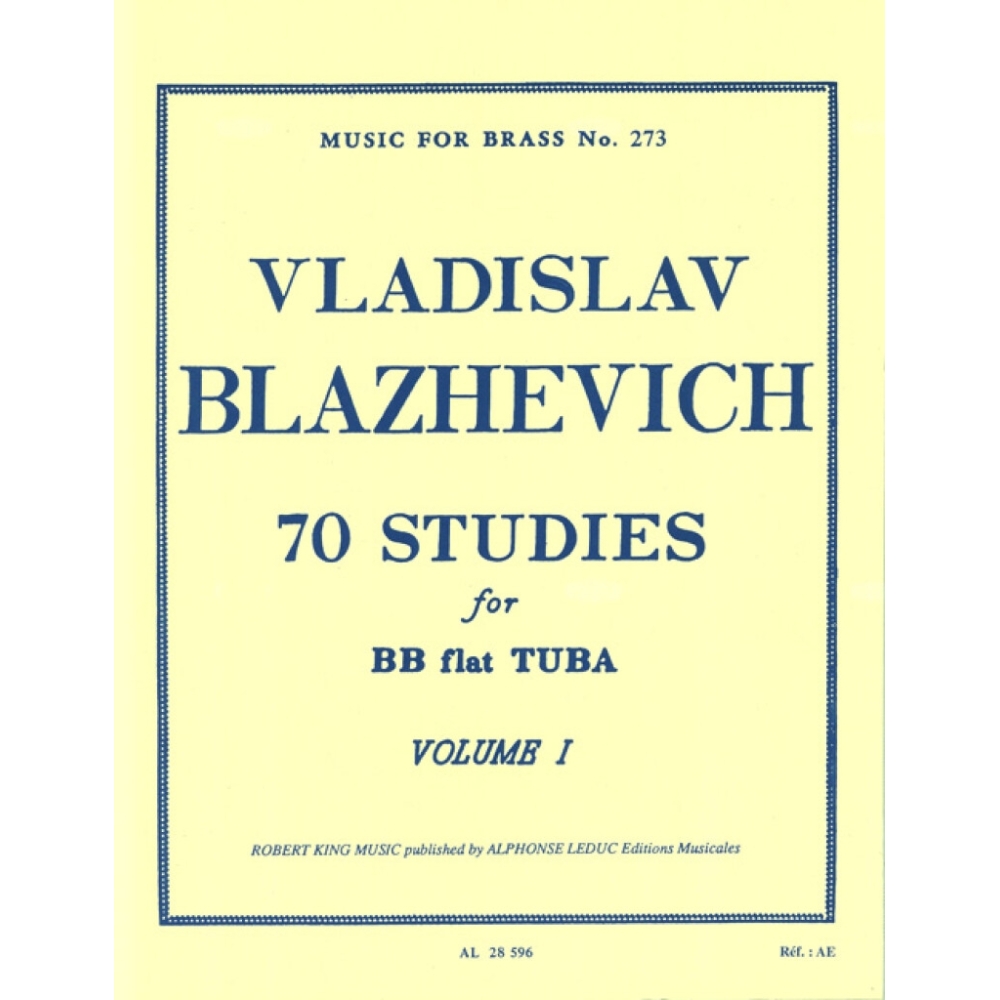 Blazhevich, Vladislav - 70 Studies for Bb Flat Tuba BC Vol. 1
