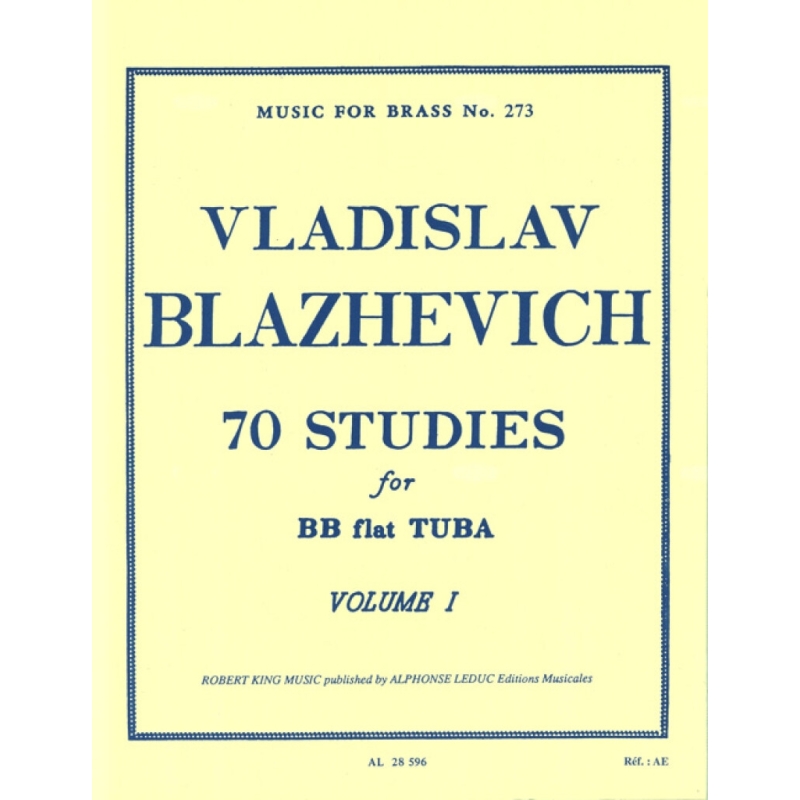 Blazhevich, Vladislav - 70 Studies for Bb Flat Tuba BC Vol. 1
