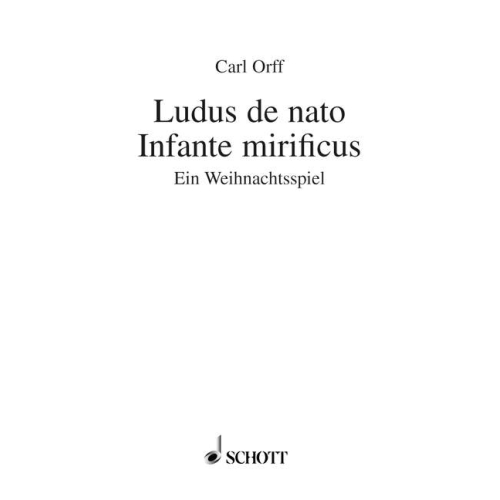 Orff, Carl - Ludus de nato...